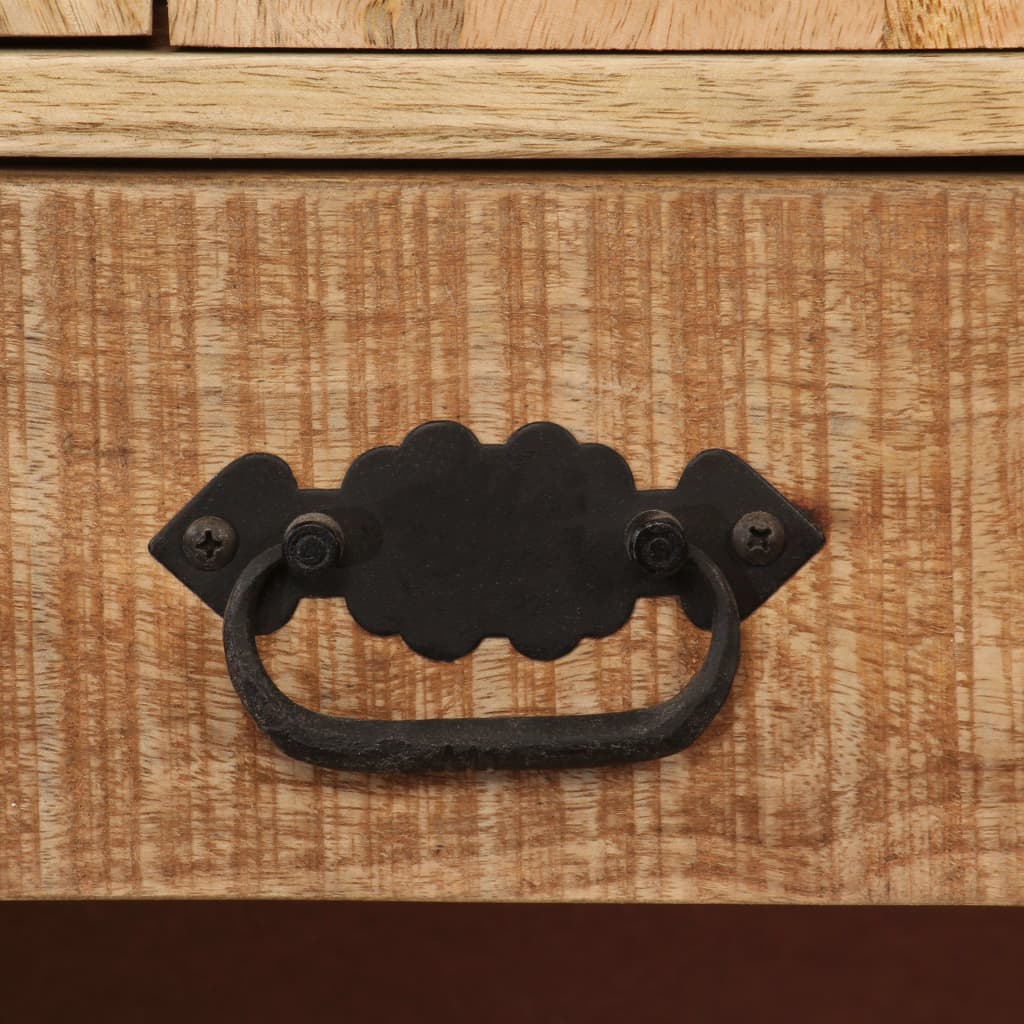 Skänk Trä massivt mangoträ 100x30x130 cm