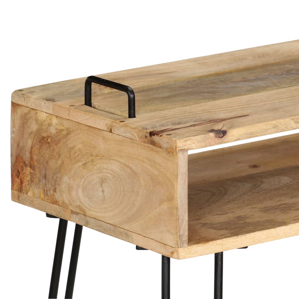Avlastningsbord Konsollbord Trä mangoträ 115x35x76 cm