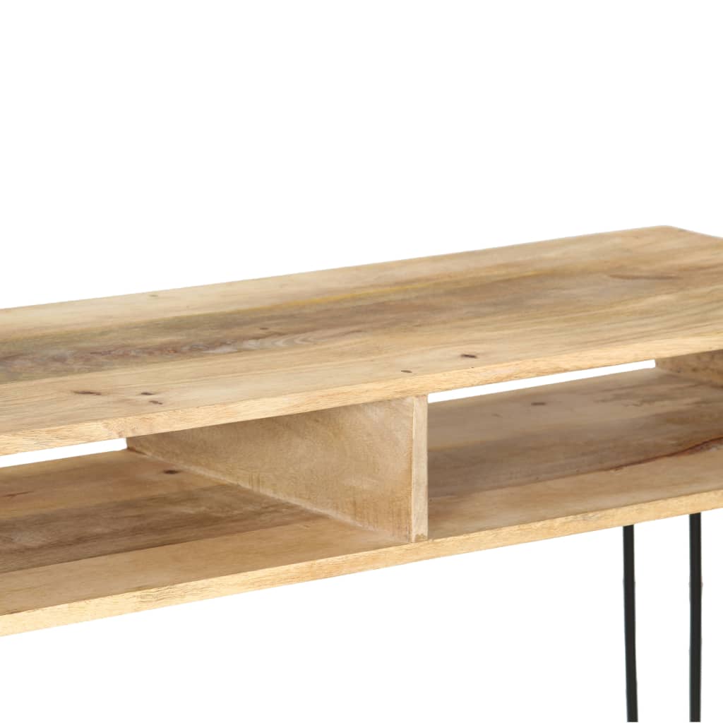 Avlastningsbord Konsollbord Trä mangoträ 115x35x76 cm