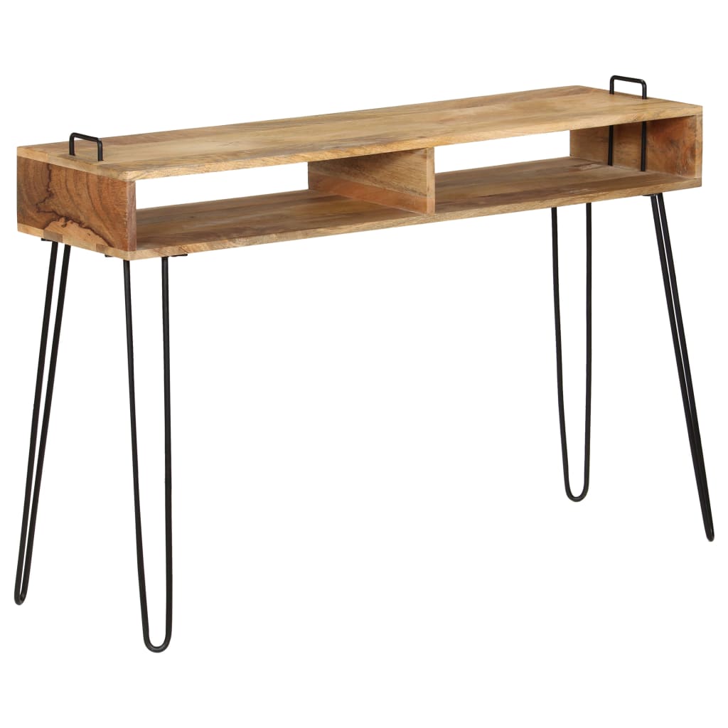 Avlastningsbord Konsollbord Trä mangoträ 115x35x76 cm
