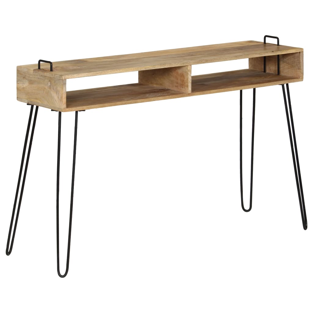 Avlastningsbord Konsollbord Trä mangoträ 115x35x76 cm