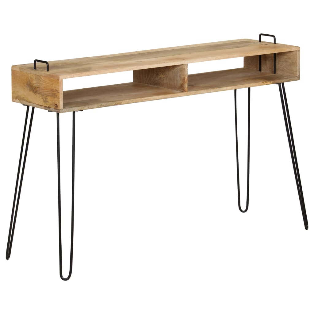 Avlastningsbord Konsollbord Trä mangoträ 115x35x76 cm