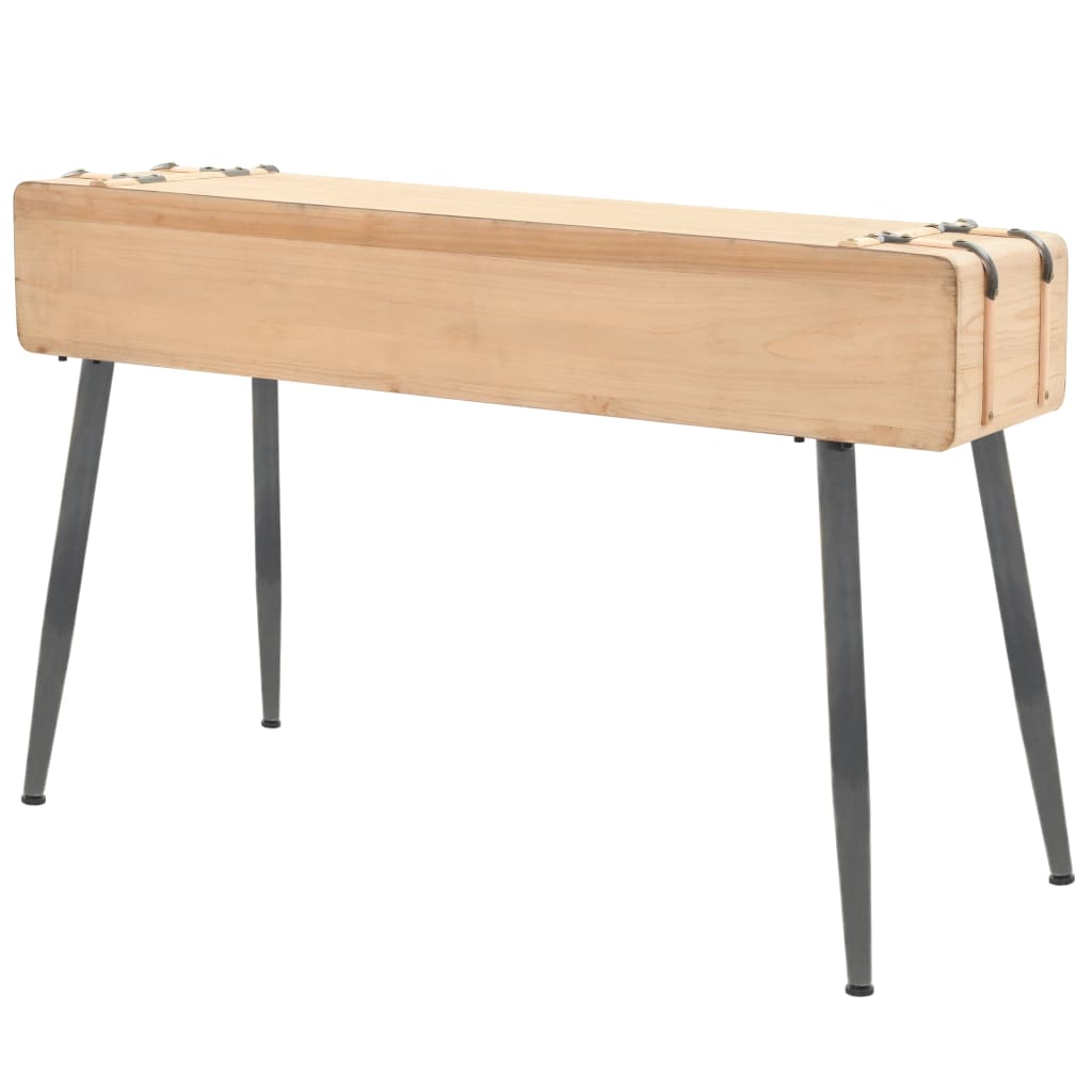Avlastningsbord Konsollbord Trä massivt granträ 115x40,5x76 cm
