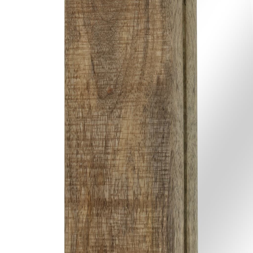 Väggspegel i massivt mangoträ 50x80 cm