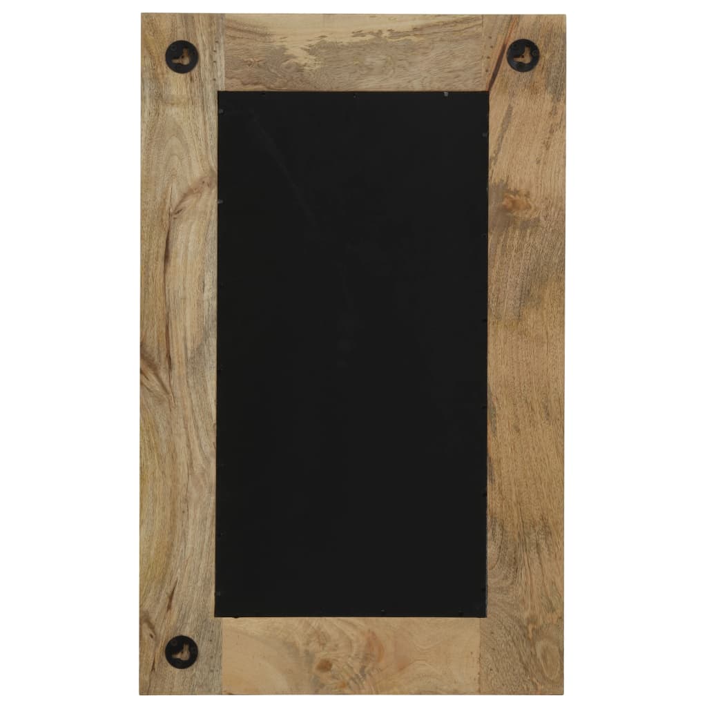 Väggspegel i massivt mangoträ 50x80 cm