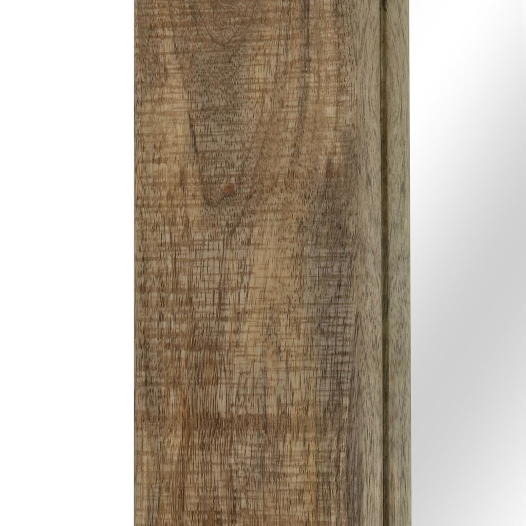 Väggspegel i massivt mangoträ 50x110 cm