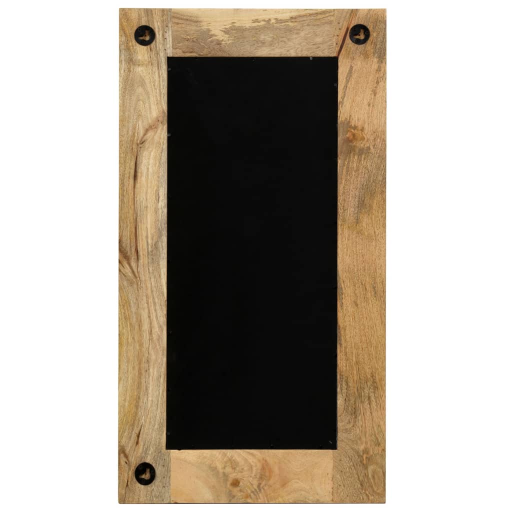 Väggspegel i massivt mangoträ 50x110 cm