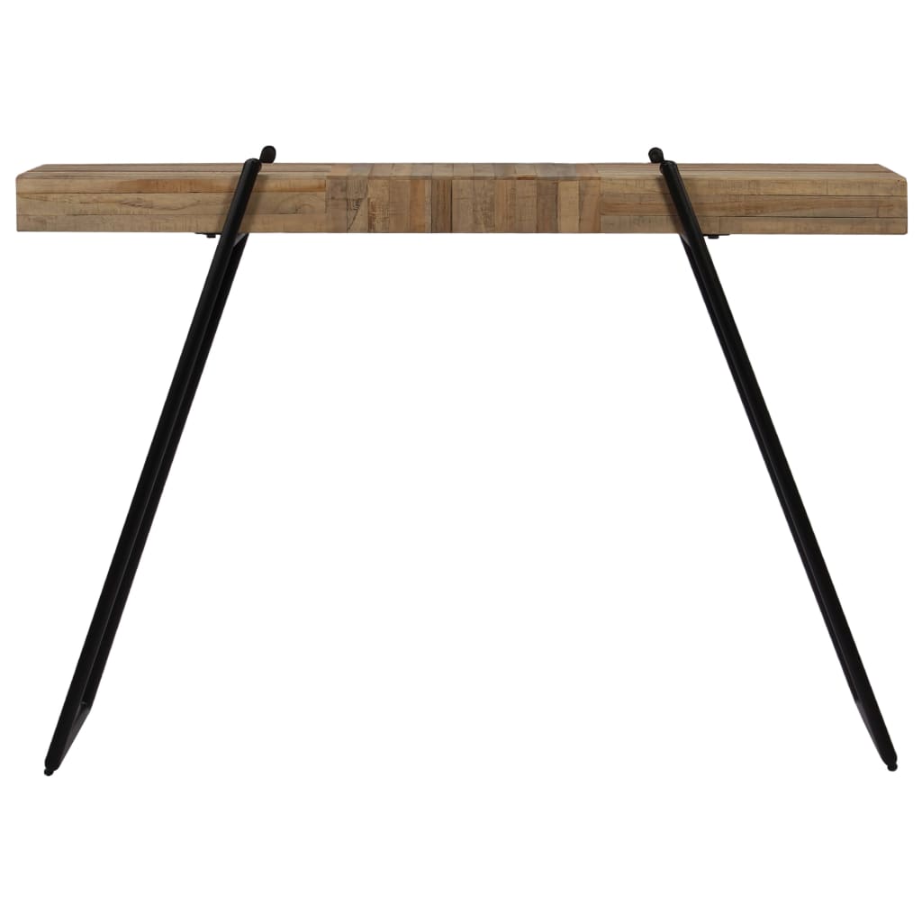 Avlastningsbord Konsollbord Trä återvunnen teak 120x35x81 cm