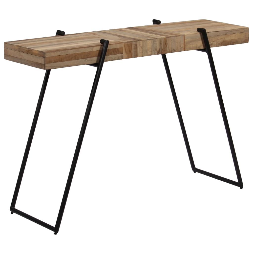 Avlastningsbord Konsollbord Trä återvunnen teak 120x35x81 cm
