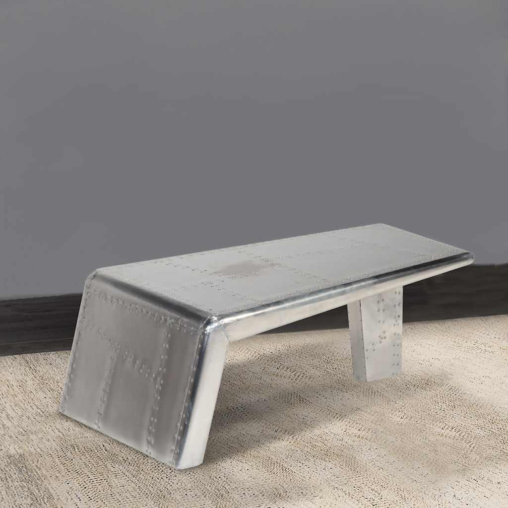 Aviator Soffbord aluminium vintage flygplanstema
