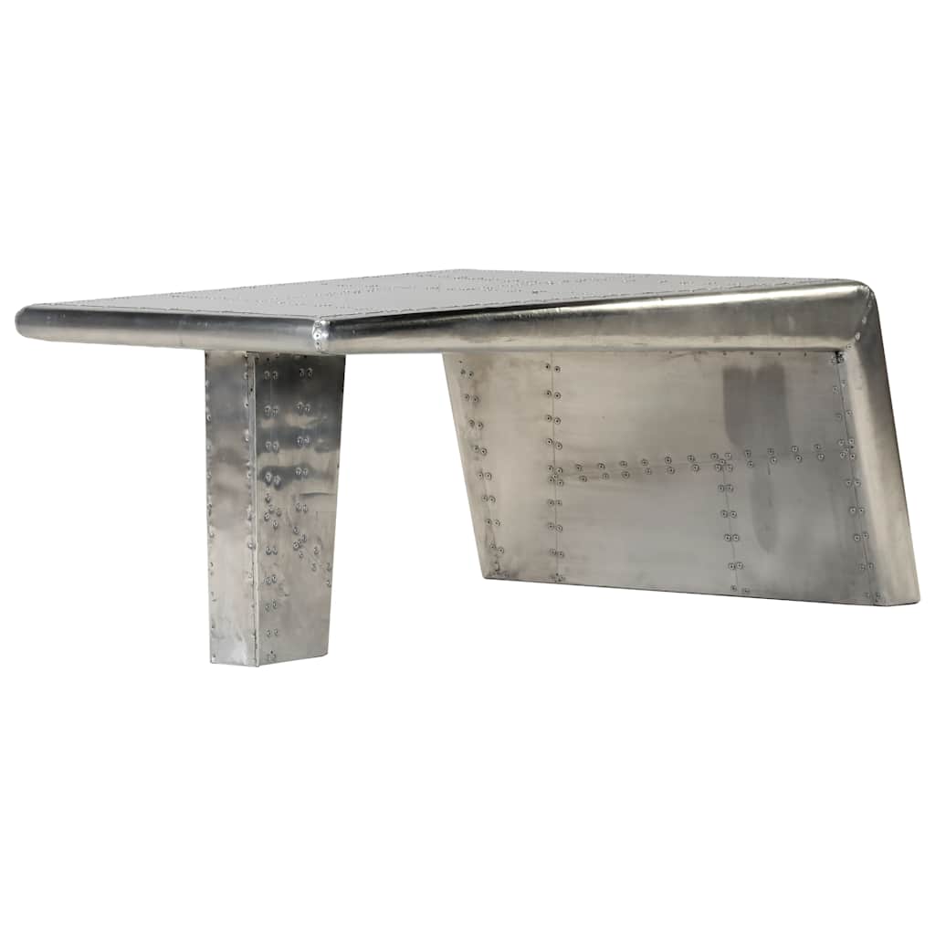 Aviator Soffbord aluminium vintage flygplanstema