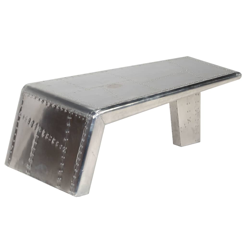Aviator Soffbord aluminium vintage flygplanstema