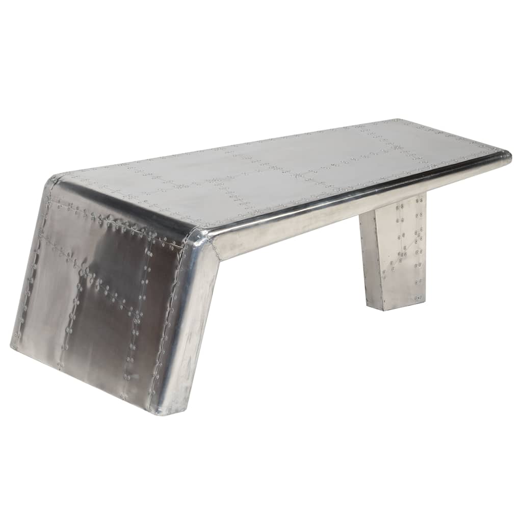 Aviator Soffbord aluminium vintage flygplanstema