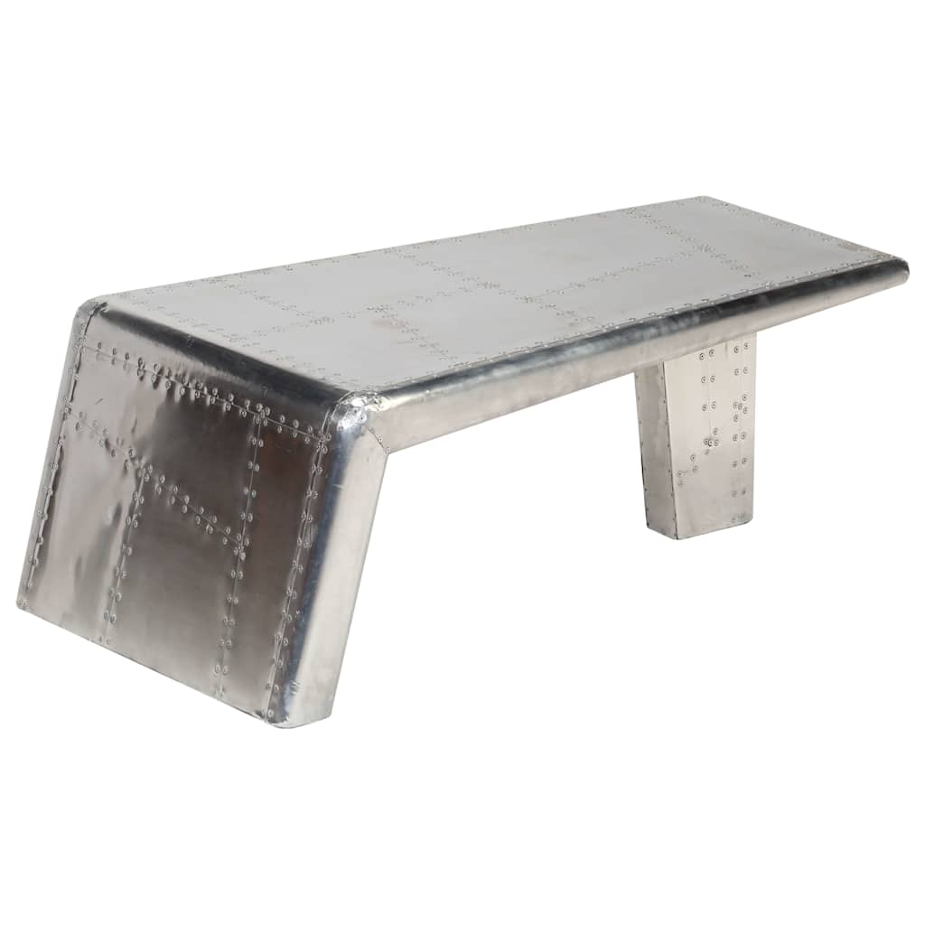Aviator Soffbord aluminium vintage flygplanstema