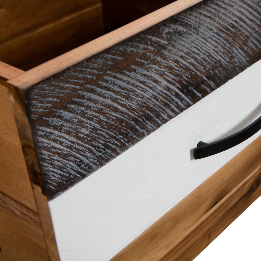 Soffbord Trä massivt akaciaträ 90x50x37,5 cm