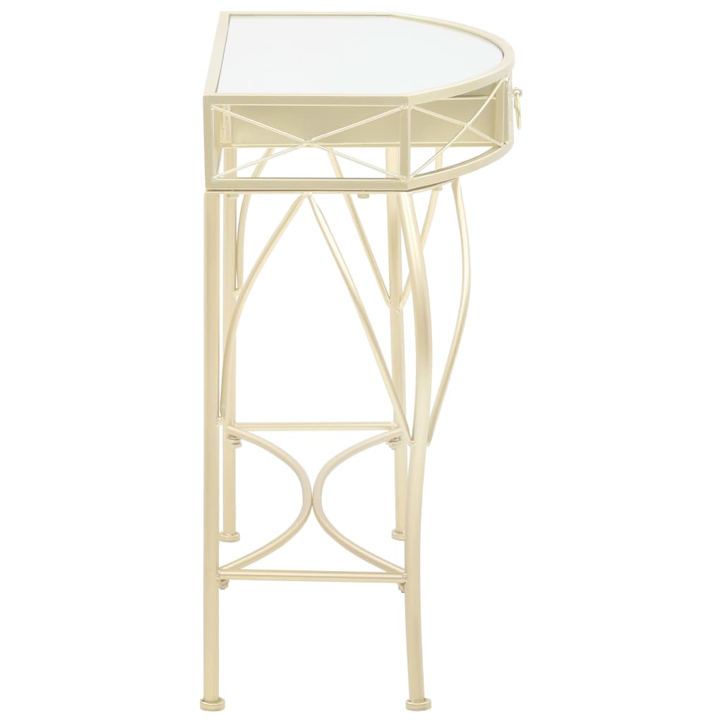Sidobord DIV. fransk stil metall 82x39x76 cm guld