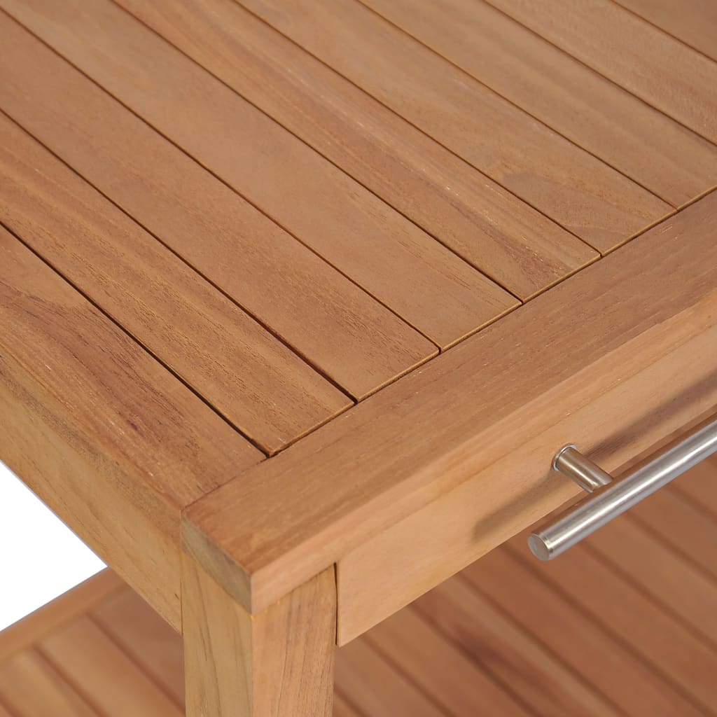 Badrumsunderskåp massiv teak 74x45x75 cm