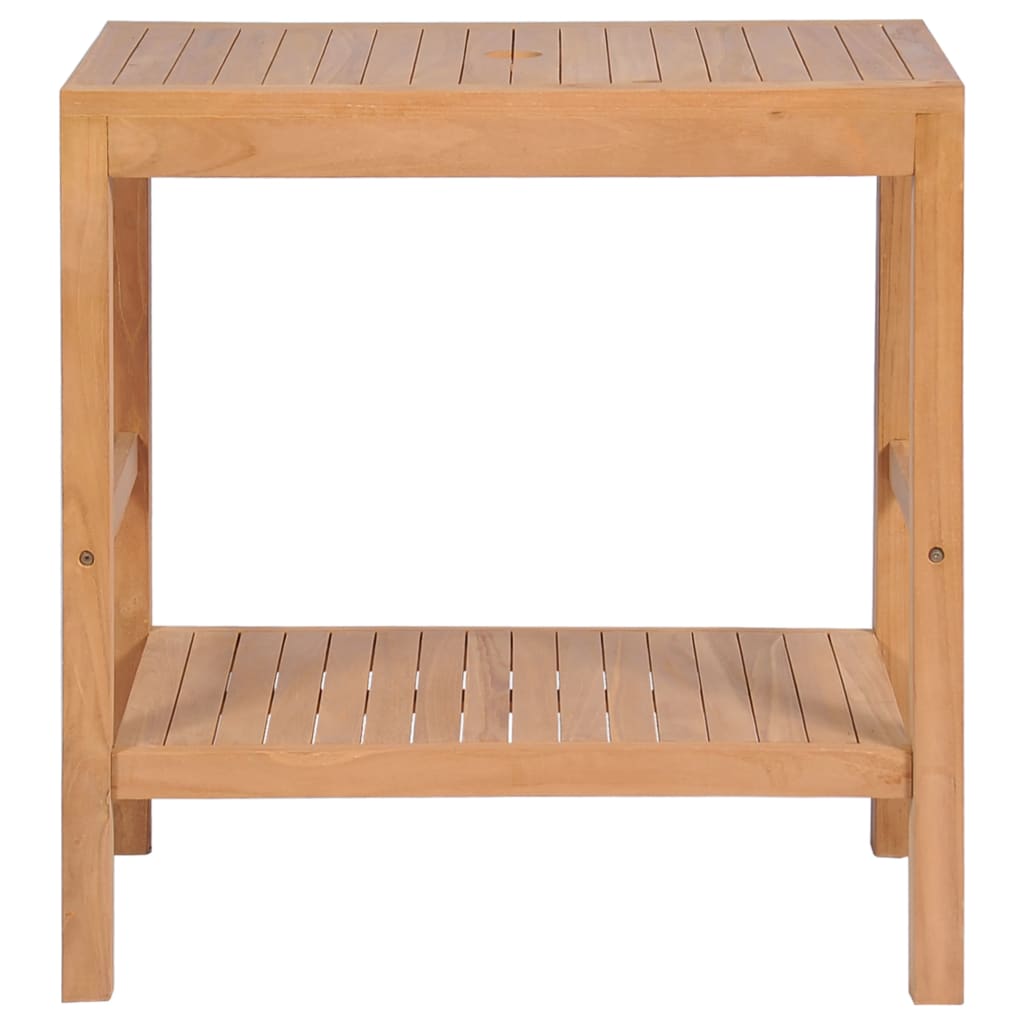 Badrumsunderskåp massiv teak 74x45x75 cm