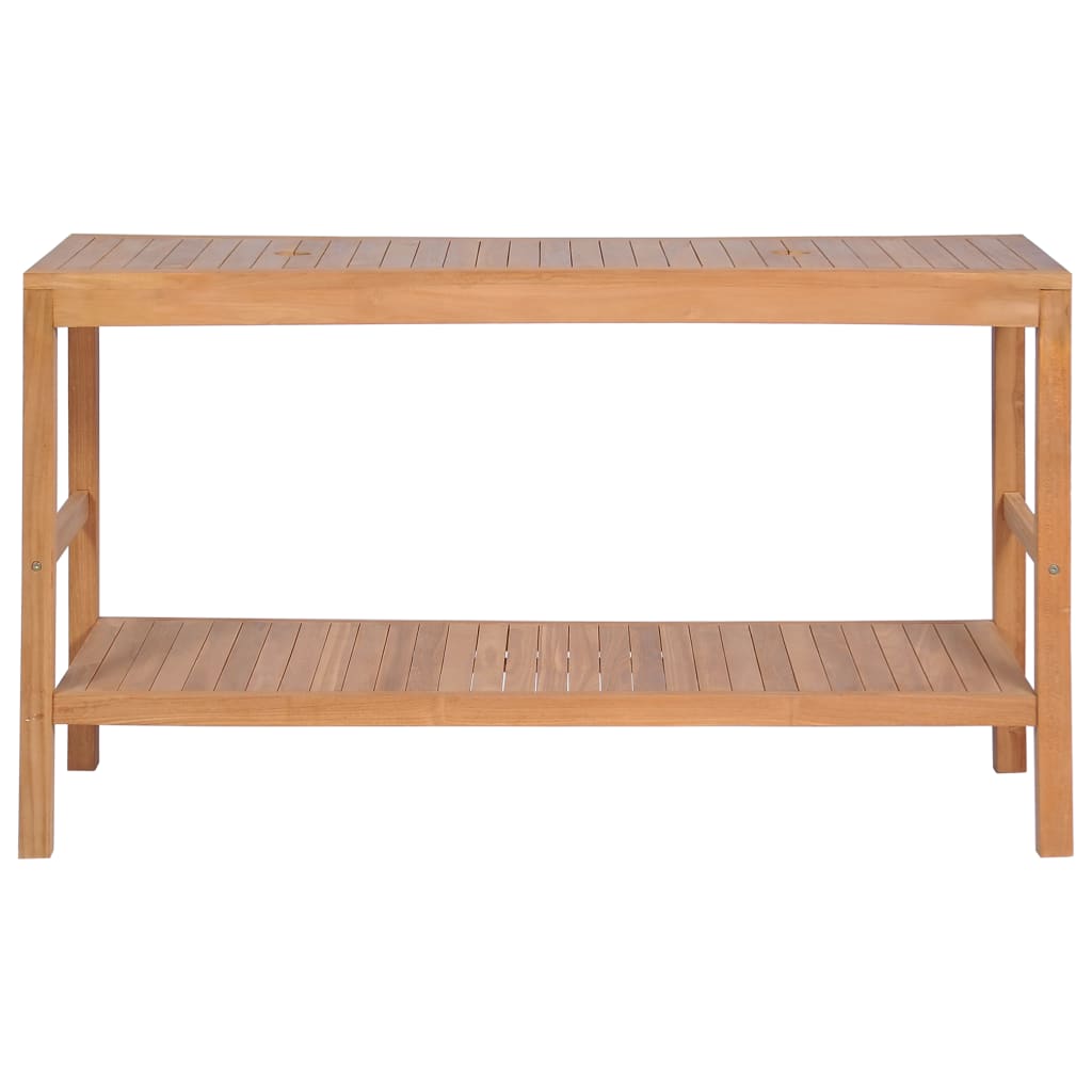 Badrumsunderskåp massiv teak 132x45x75 cm