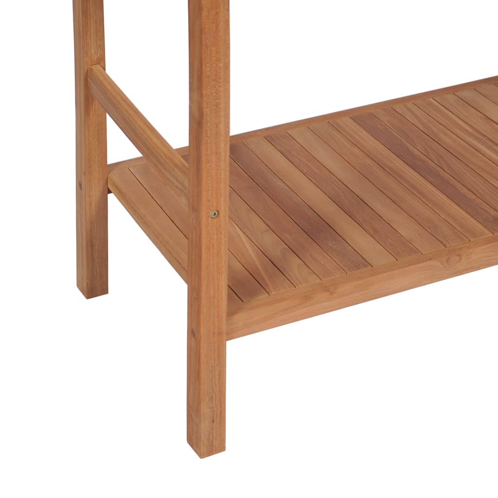 Badrumsunderskåp massiv teak 132x45x75 cm