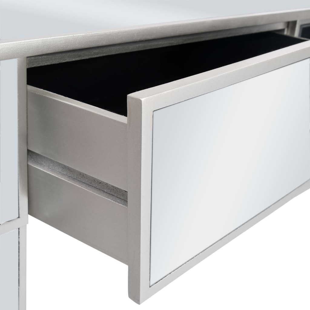 Avlastningsbord Konsollbord DIV. spegel MDF och glas 106,5x38x76,5 cm