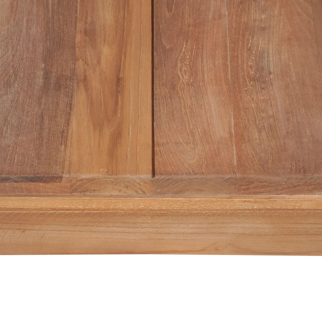 Avlastningsbord Konsollbord Trä massiv teak med naturlig finish 110x35x76 cm
