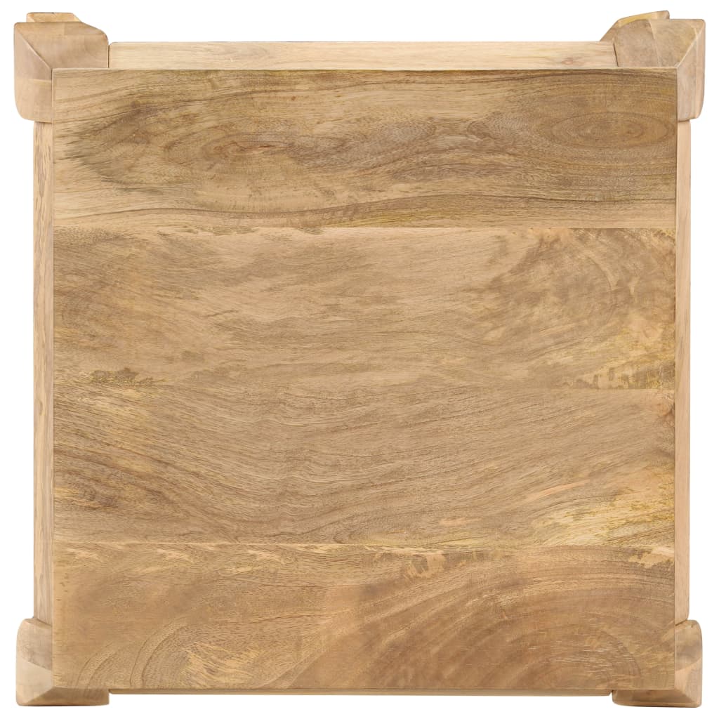 Avlastningsbord Konsollbord Trä massivt mangoträ 45x45x40 cm