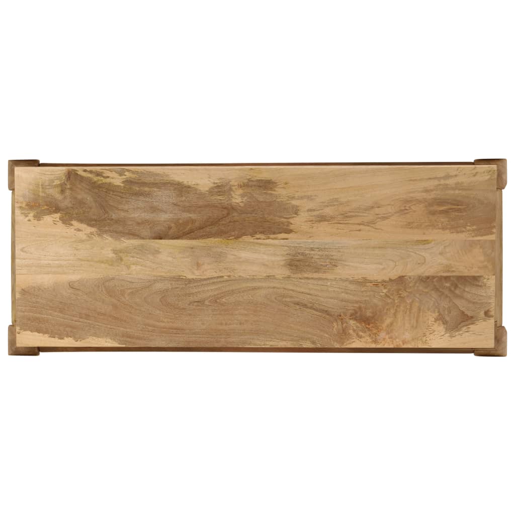Avlastningsbord Konsollbord Trä massivt mangoträ 118x38x76 cm