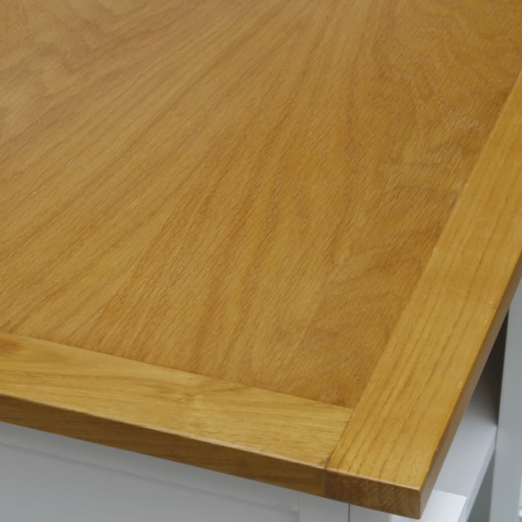 Skåp 70x35x75 cm massiv ek