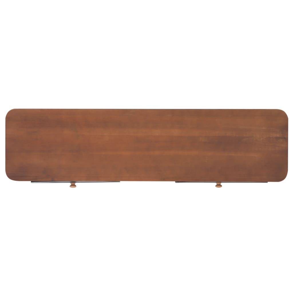 Avlastningsbord Konsollbord Trä med 2 lådor 120x30x75 cm massivt granträ