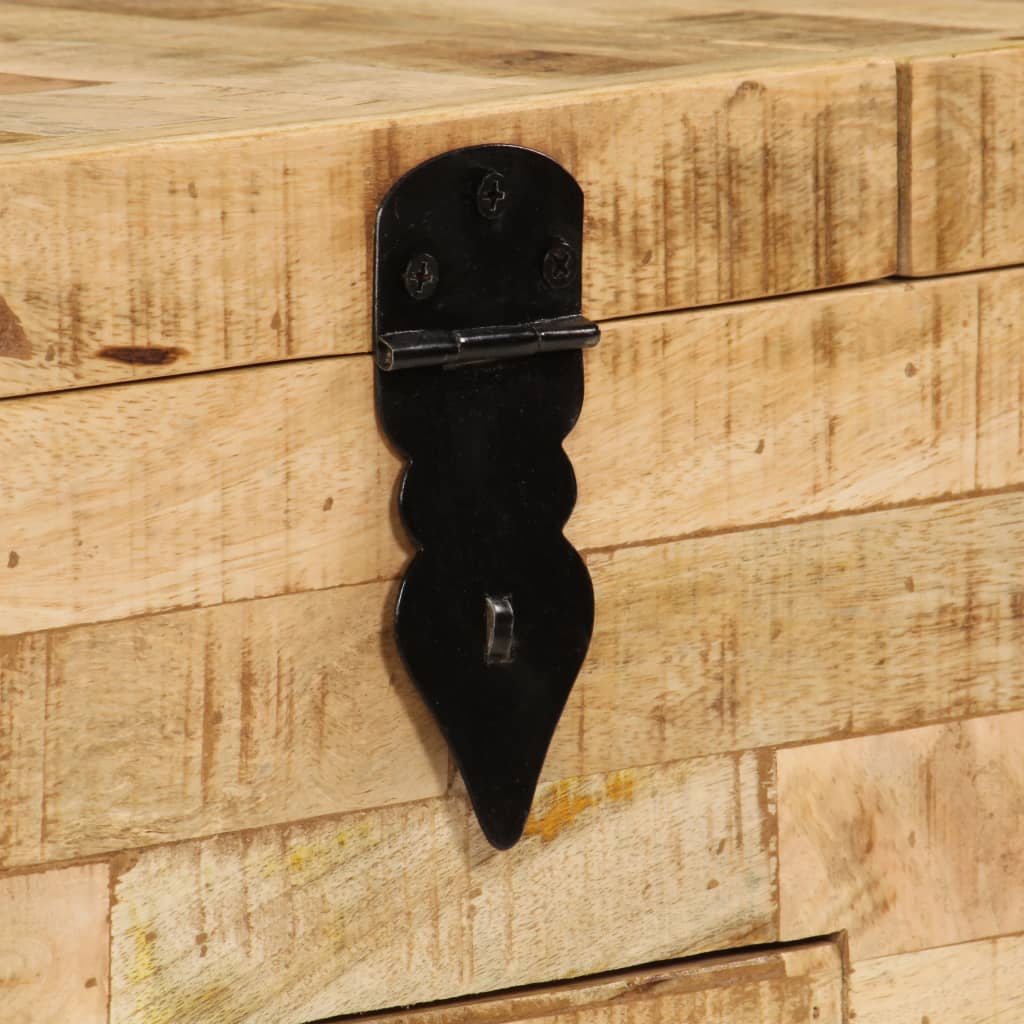 Soffbord Trä massivt mangoträ 80x40x35 cm