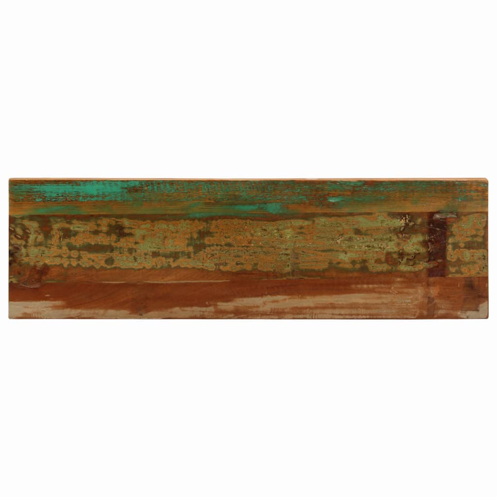Avlastningsbord Konsollbord Trä 120x35x76 cm massivt återvunnet Trä och stål