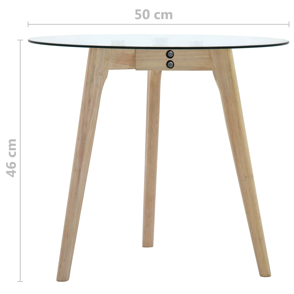 Sidobord DIV. 2 st härdat glas