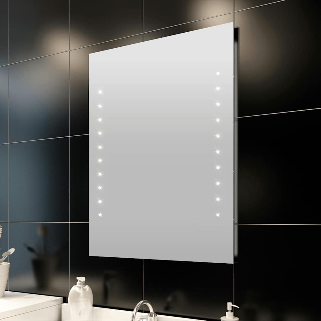 Badrumsspegel LED 60 x 80 cm (L x H)