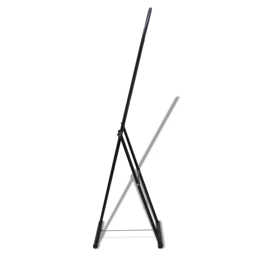 Väggspegel 152 cm svart