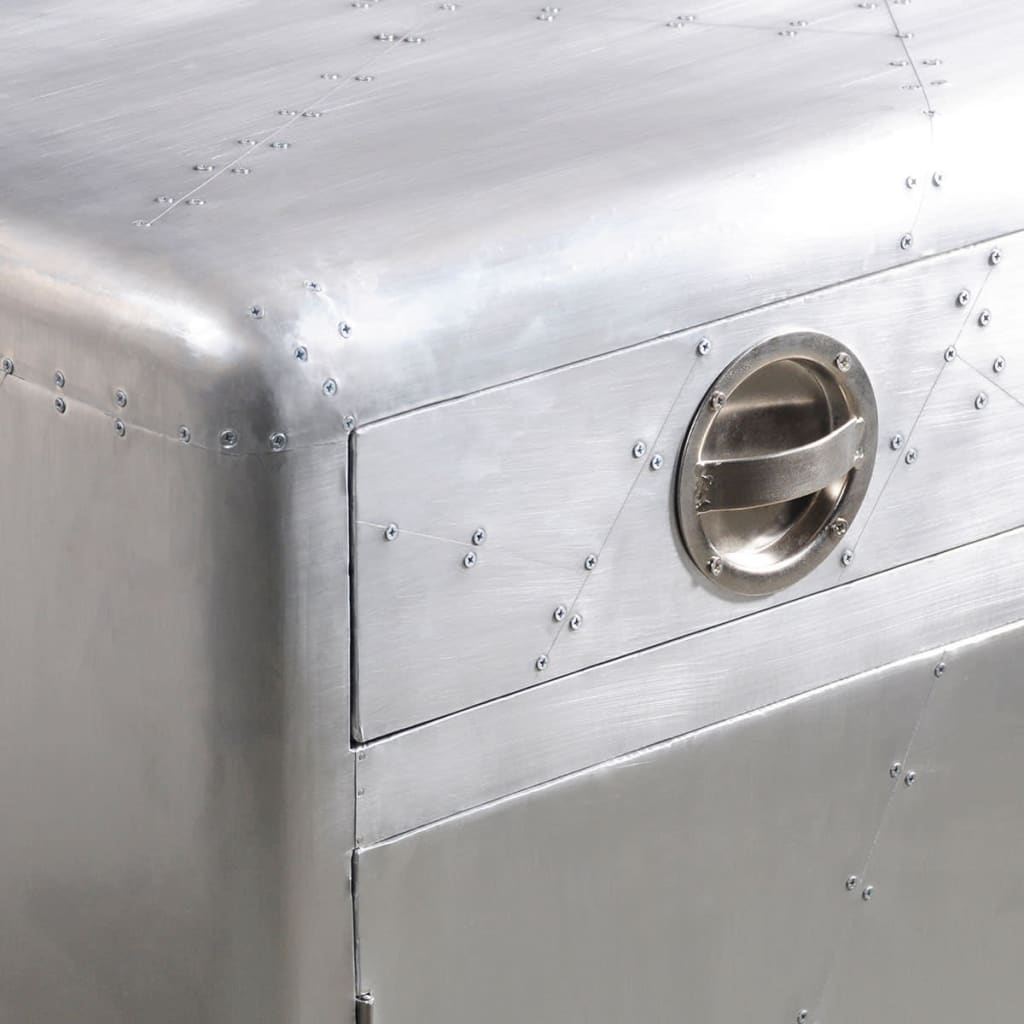 Sidobord DIV. i aluminium Aviator med 3 lådor