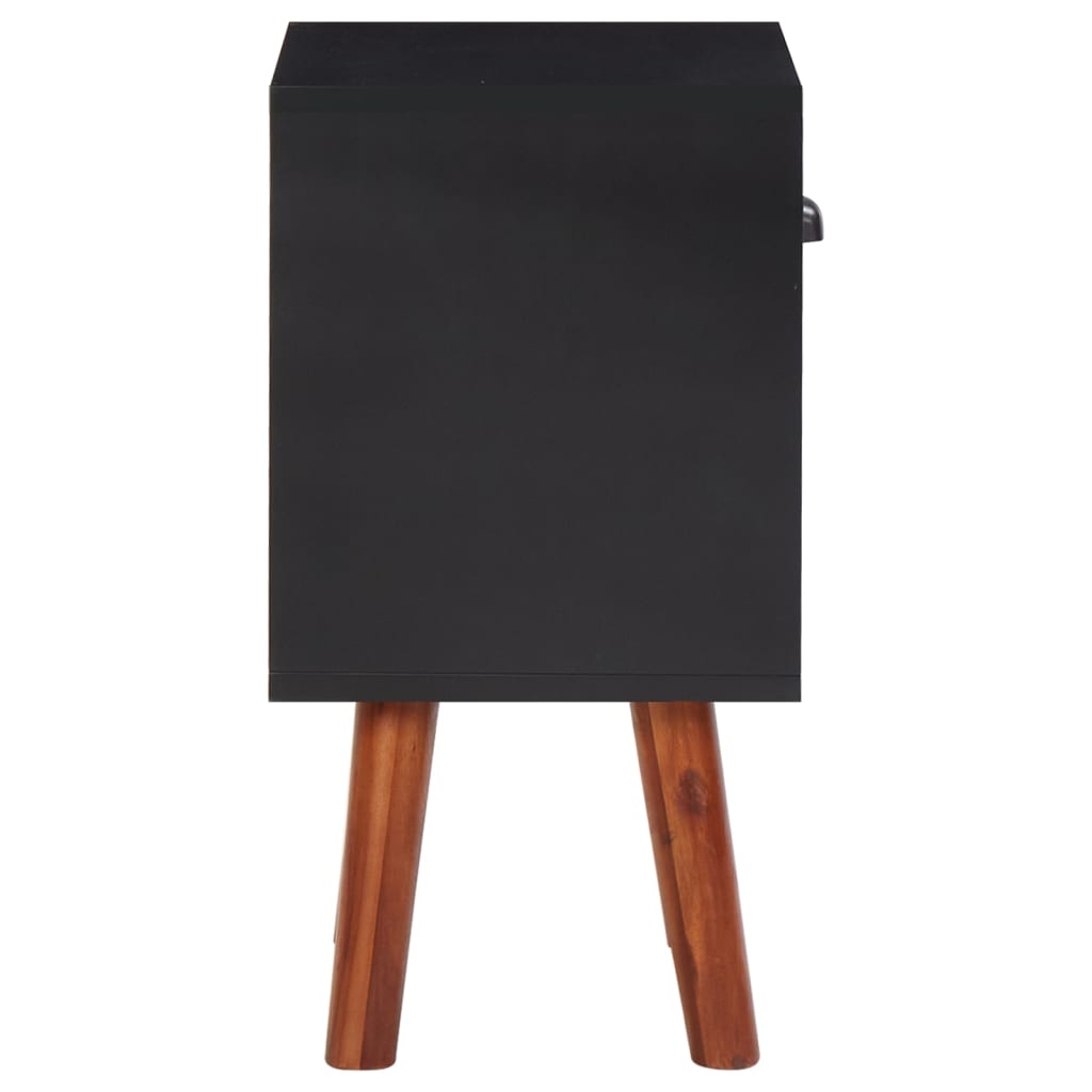 Sängbord Nattduksbord Trä massivt akaciaträ 2 st 40x30x57 cm