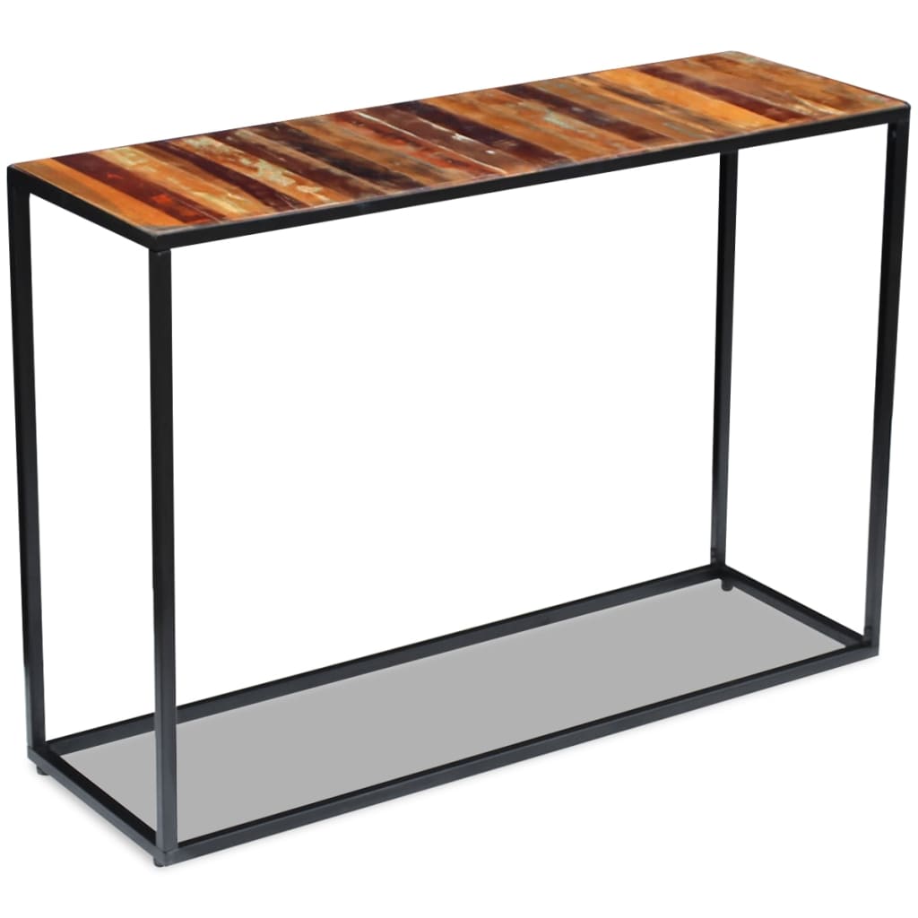 Avlastningsbord Konsollbord Trä massivt återvunnet Trä 110x35x76 cm