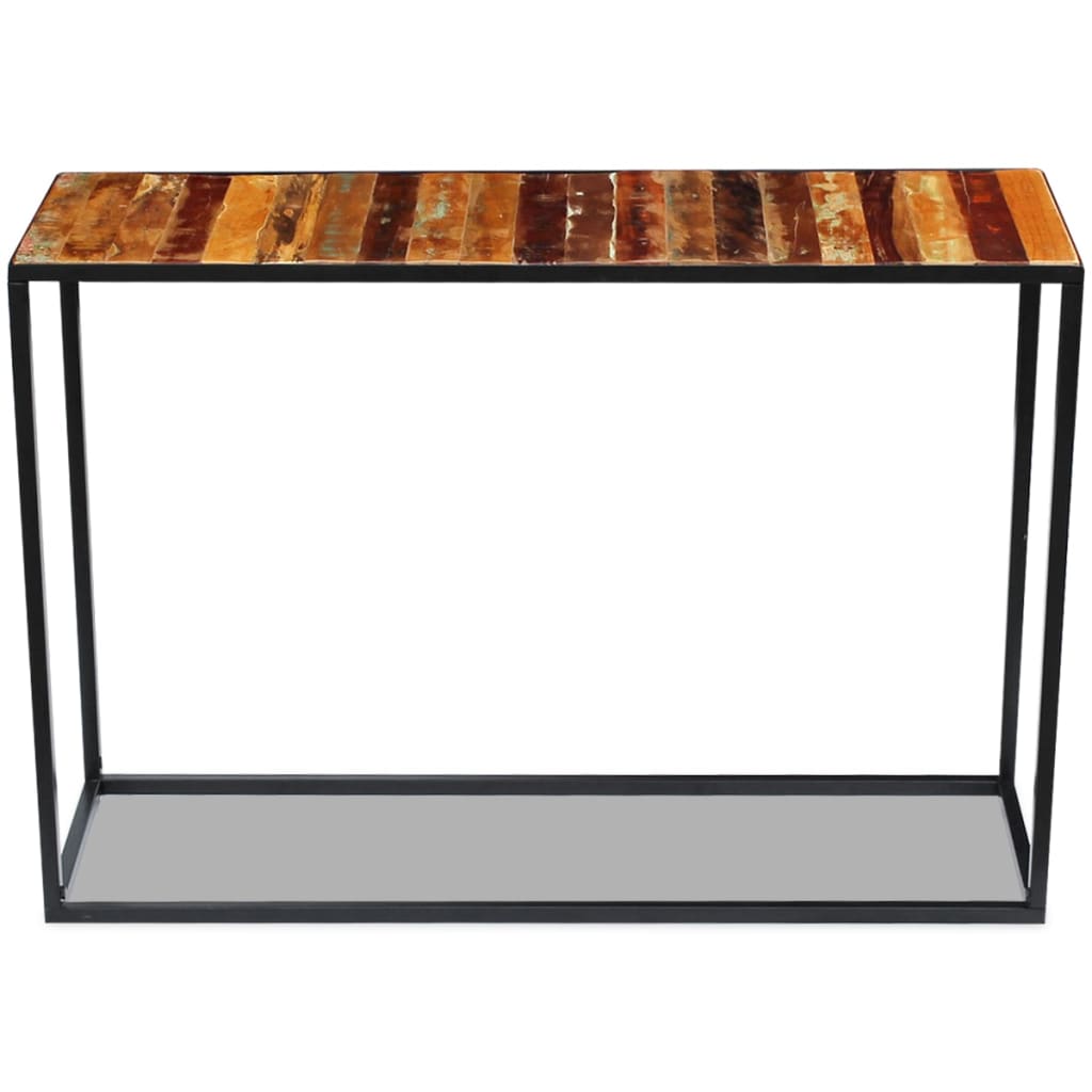 Avlastningsbord Konsollbord Trä massivt återvunnet Trä 110x35x76 cm