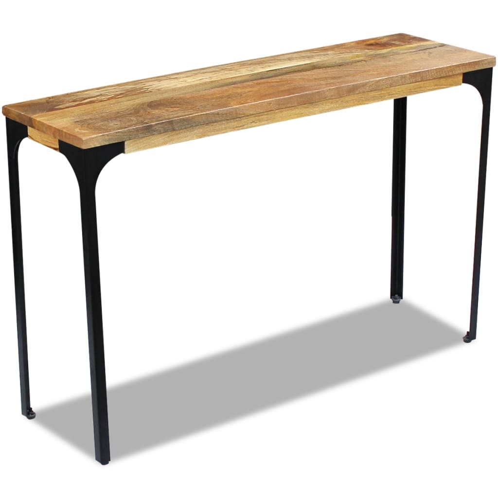 Avlastningsbord Konsollbord Trä mangoträ 120x35x76 cm