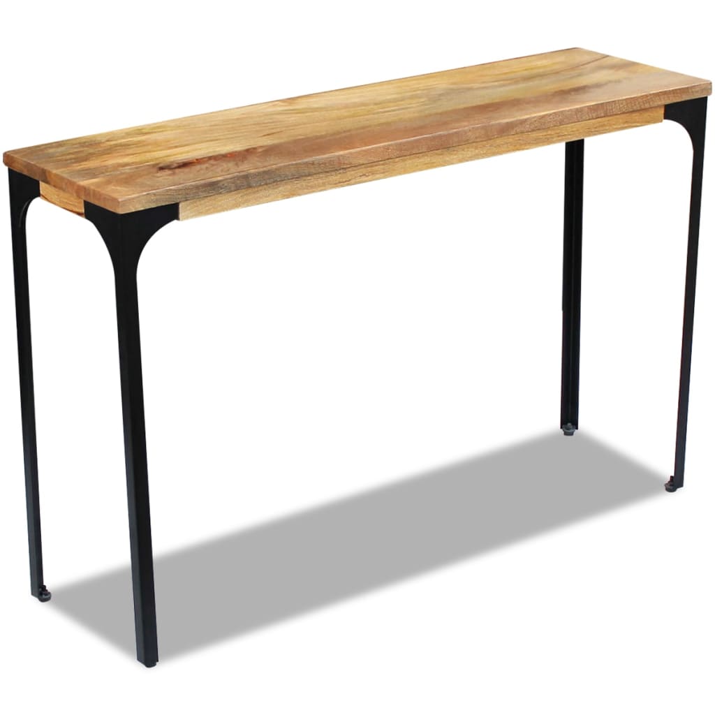 Avlastningsbord Konsollbord Trä mangoträ 120x35x76 cm