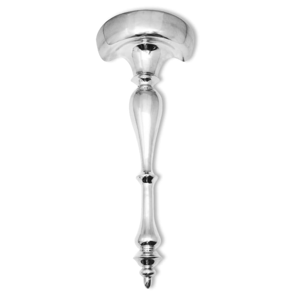 Vägghylla DIV. hylla/konsolbord aluminium silver 35x17x81 cm