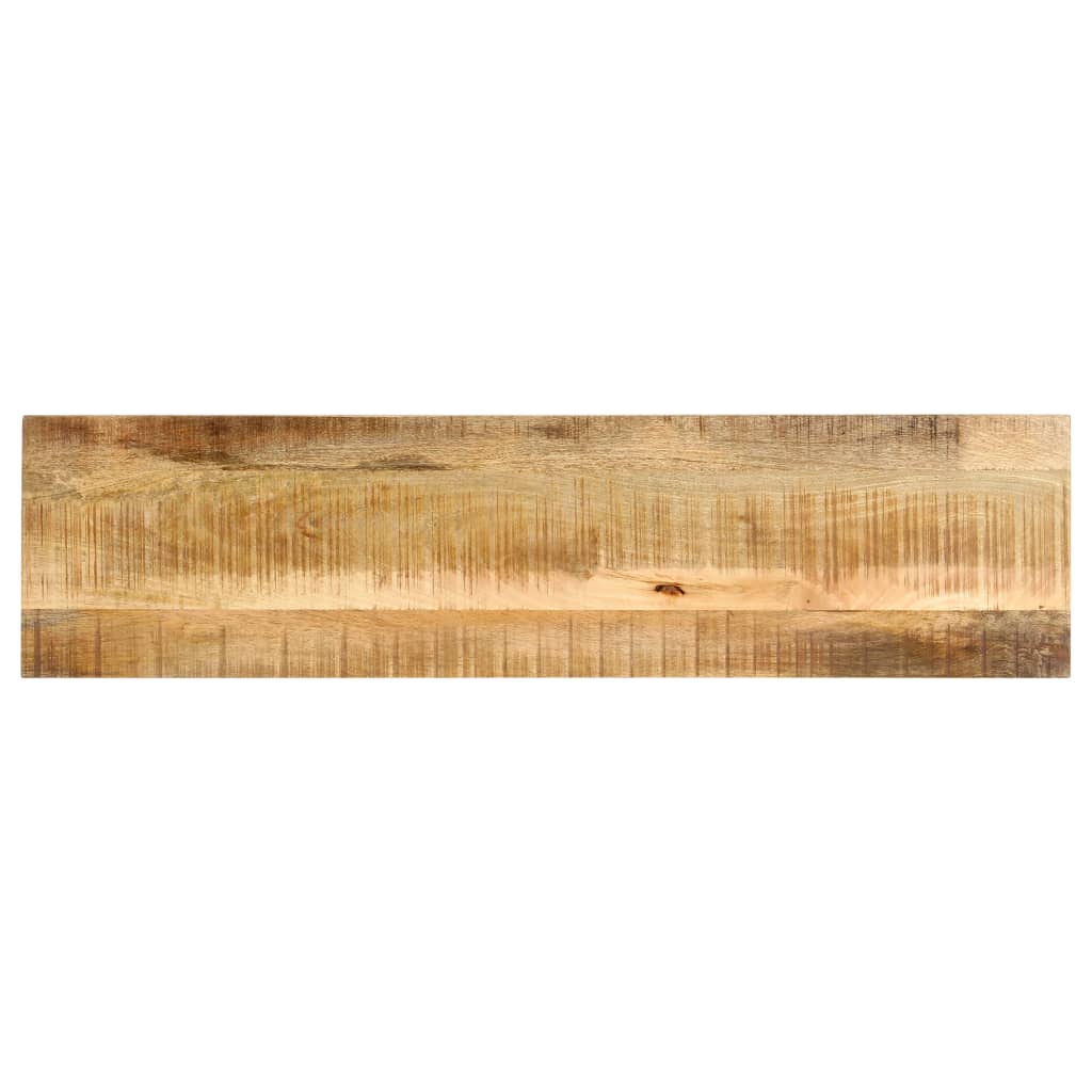 Avlastningsbord Konsollbord Trä 140x35x76 cm massivt grovt mangoträ