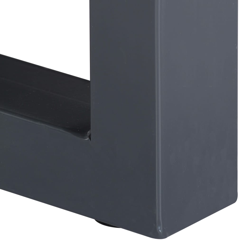 Soffbord Trä med levande kanter Grå 60x60x40 cm massivt akaciaträ