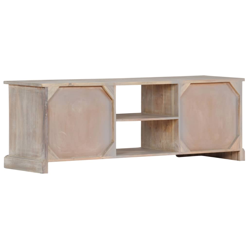 TV-bänk 120x30x40 cm massivt akaciaträ
