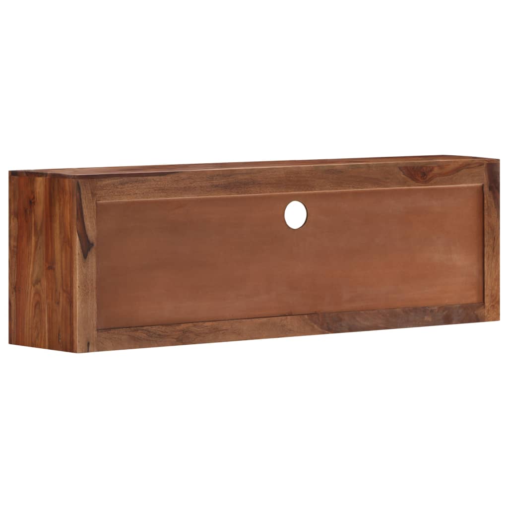 TV-bänk 120x30x40 cm massivt sheshamträ