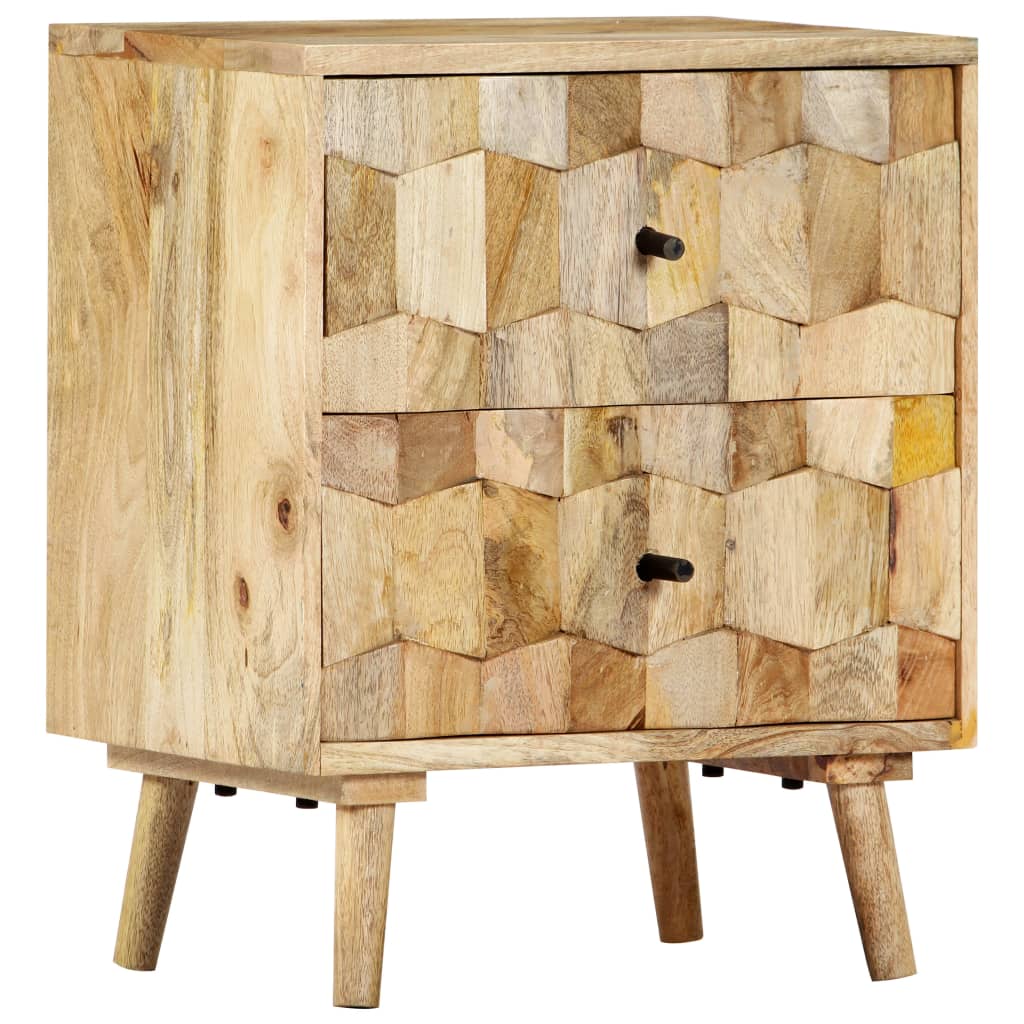 Sängbord 40x30x50 cm massivt mangoträ
