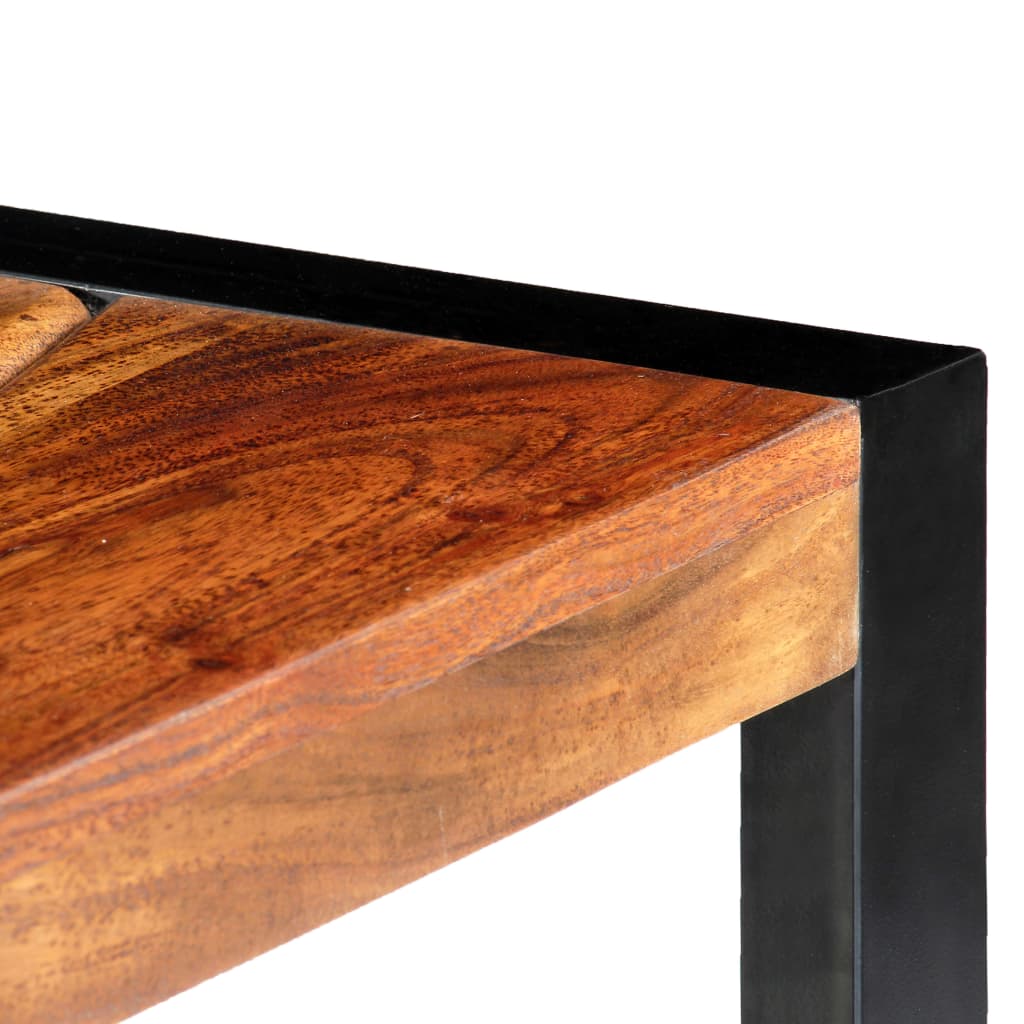 TV-bänk 140x30x45 cm massivt akaciaträ