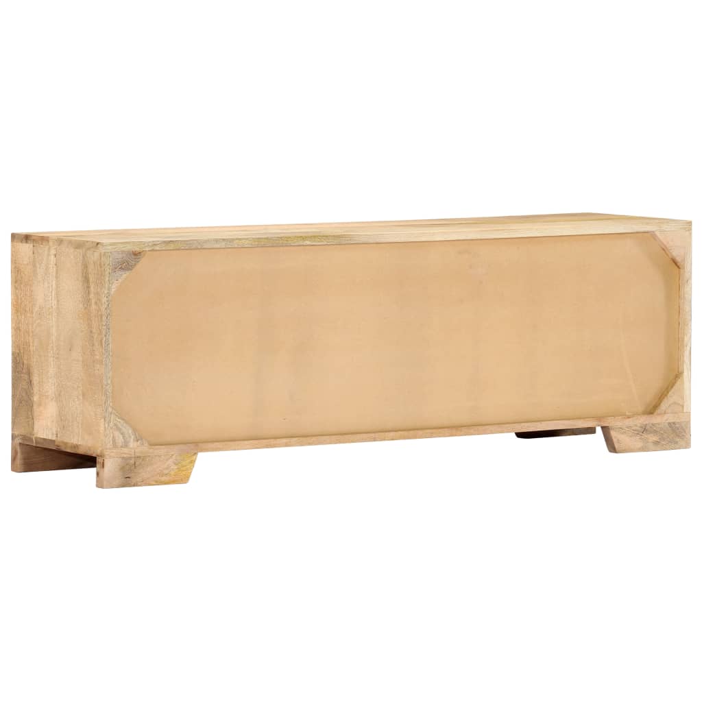 TV-bänk 120x30x40 cm massivt mangoträ