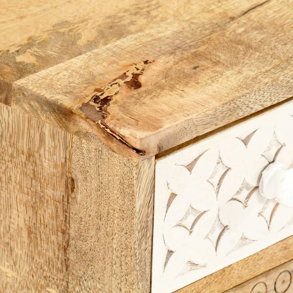 TV-bänk 120x30x40 cm massivt mangoträ